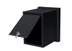 Buzón <span class=keywords><strong>de</strong></span> Pared, Buzón Exterior para Paquetes con Cerradura Segura, Buzón Empotrado para Apartamentos Modernos y Entrega en Oficinas - Product Image 3