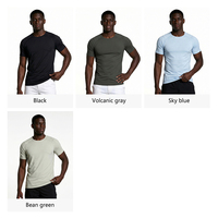 T-shirt de sport surdimensionné à manches courtes pour homme, respirant, anti-humidité, extensible, coupe quotidienne, haute qualité, personnalisé