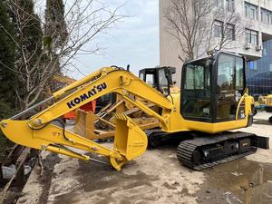 Excavadora Komatsu PC56 usada de Japón, original de alta calidad, en venta, excavadora de cadenas de segunda mano, pc55 pc60 con pocas horas de trabajo. - Product Image 4