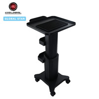Carrito de Peluquería con Bandeja Metálica para Salón, Carro Móvil para Tinte de Cabello, Carrito de Almacenamiento de Herramientas para Barbería
