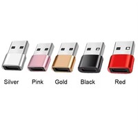 Adaptateur de charge OTG USB 2.0 Type C femelle vers USB Type A mâle, protégé par OTP, pour téléphone portable et Macbook
