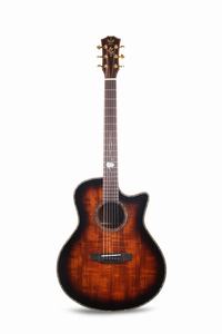 Factory All Koa Top-Solid 41 \ "chitarre professionali in abete rosso e mogano retro/lato con collo in palissandro pittura opaca - Product Image 2