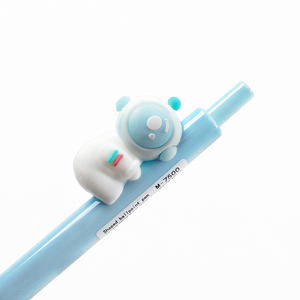 O & Q biểu tượng tùy chỉnh dễ thương phi hành gia thiết kế bút bi cho trẻ em sinh thái vật liệu nhựa 0.7mm chiều rộng bằng văn bản cho văn phòng & Quà Tặng - Product Image 2