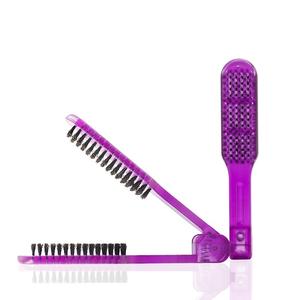 Produits de beauté des cheveux Brosse de coiffure <span class=keywords><strong>Coiffeur</strong></span> DIY Double lissage des cheveux V Peigne Brosses de <span class=keywords><strong>coiffeur</strong></span> Lisseur - Product Image 2