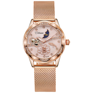 Orologi Meccanici Premium da Donna con Motivo Sole, Luna e <span class=keywords><strong>Stelle</strong></span>, Quadrante in Madreperla, Regalo di Compleanno - Product Image 4