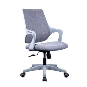Fauteuil de bureau ergonomique pivotant moderne à dossier moyen en maille, avec cadre en aluminium plus épais et durable, réglable en hauteur (3-5 positions) - Product Image 3