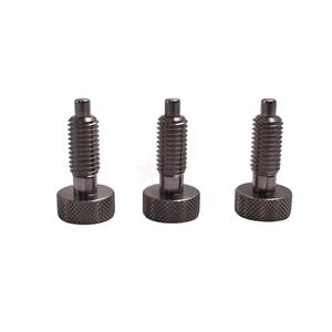 <span class=keywords><strong>Goupille</strong></span> à ressort télescopique à tête moletée antidérapante, filetage grossier sur mesure, corps fileté à la machine - Product Image 6