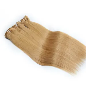 Good Quality Human Hair Clip In Extensions Double Drawn Clip In Hair Extension