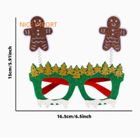 Lunettes de Noël style renne vieil homme, montures de dessin animé pour adultes et enfants, parfaites pour les fêtes de Noël – Meilleures ventes