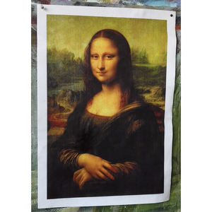 סיטוני leonardo דה vinci קלאסי של מונה ליסה וינטג ציור ציור רפרודוקציה בד מודרני ציור קיר תמונה מודרני - Product Image 5