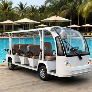Bus urbains électriques, chariot électrique, bus électrique, sièges bruns et bande lumineuse blanche, bus touristique avec climatisation et porte, nouveau modèle 2026 - Product Image 3