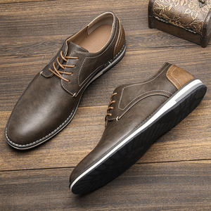 Chaussures élégantes à lacets pour hommes, légères, respirantes, confortables, décontractées et adaptées au monde des affaires. - Product Image 1