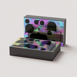 Cao Cấp Tùy Chỉnh Sô Cô La Trắng Bao Bì Hộp Rỗng Sô Cô La Kẹo Cứng Nhắc Hộp Quà Tặng Với Nắp Có Thể Tháo Rời Thân Thiện Với Môi - Product Image 3