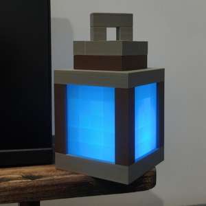 Lanterne lumineuse <span class=keywords><strong>Minecraft</strong></span>, veilleuse, lampe torche de jeu rechargeable, lumière d'ambiance pour chambre d'enfant, modèle de décoration lumineuse - Product Image 6
