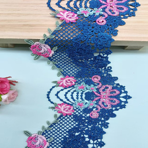 Retro <strong>Large</strong> <strong>Bow</strong> Water-soluble Embroidered Lace DIY Handmade Clothing Dress Lace Trim - Product Image 4