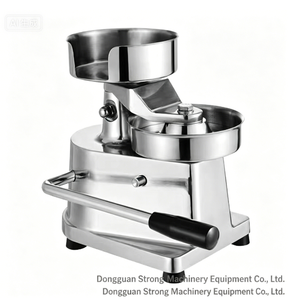 Máquina Manual para Hacer Hamburguesas de Acero Inoxidable, Máquina para Formar Hamburguesas de Carne de Res - Product Image 1