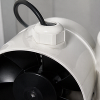 Matériau PP : Durable et non métallique pour l'extraction des fumées chimiques.