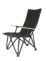 Chaise de jardin réglable Sea Dog Oxford en fer, inclinable, dossier haut, pliable, pour le camping en plein air