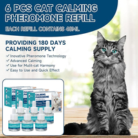 6 pièces vente chaude chat et chien phéromone calmant diffuseur recharge pour soulager l'anxiété des animaux de compagnie