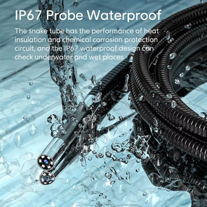 720 ° 4 voies Joystick portée vidéo 3.9mm objectif unique Portable articulé endoscope caméra serpent égout outils d'inspection industrielle - Product Image 6