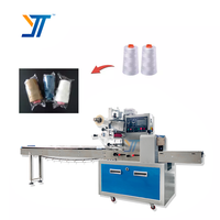Máquina Automática de Alta Precisión para Empacar Hilos de Coser y Conos de Hilo en Bolsas, con Funciones de Envoltura, Pegado y Etiquetado