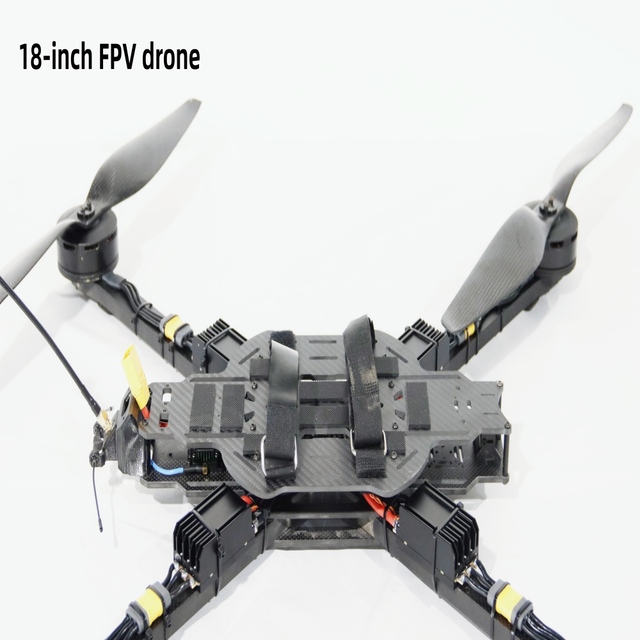 Remote Control 18 Inch 3W Vtx with Camera Foldable Large Payload Mini Drone Long Time Flying FPV Racing Drone