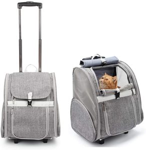 ÉCHANTILLON GRATUIT <span class=keywords><strong>Sac</strong></span> à <span class=keywords><strong>dos</strong></span> de transport <span class=keywords><strong>pour</strong></span> animaux de compagnie avec roulettes <span class=keywords><strong>Sac</strong></span> de voyage <span class=keywords><strong>pour</strong></span> chiens et chiots avec roulettes Chariot <span class=keywords><strong>pour</strong></span> <span class=keywords><strong>chien</strong></span> Approuvé par les compagnies <span class=keywords><strong>a</strong></span>ériennes - Product Image 1
