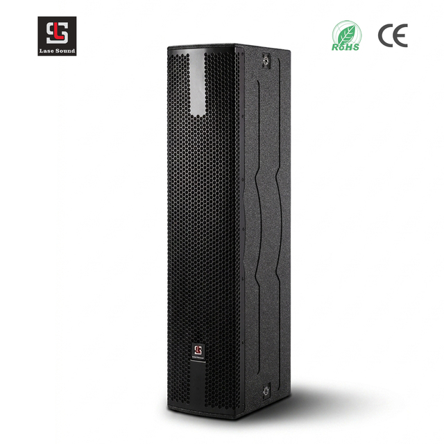Professional Active Line Array Column Speaker 600W RMS Outdoor Event Sound System Active PA Speaker with DSP Amplifier