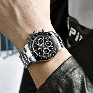 Reloj de Cuarzo <span class=keywords><strong>Pagani</strong></span> Design 1644 Estilo Panda de Bajo <span class=keywords><strong>Precio</strong></span> para Hombre, Cronógrafo de Lujo con Calendario de Acero, Drop Shipping, Relojes Deportivos para Hombre - Product Image 3
