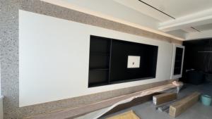 Meuble TV mural moderne en bois grainé de luxe avec garantie de 5 ans - Product Image 6