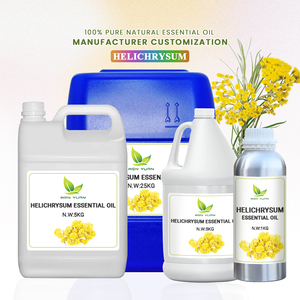 Huile essentielle d'hélichryse italienne naturelle brute 100% pure pour diffuseur d'aromathérapie en vrac d'huile d'hélichryse de qualité supérieure - Product Image 1