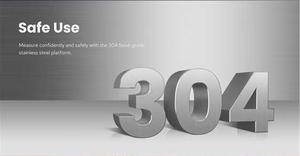 304 स्टेनलेस स्टील अल्ट्रा पतली स्मार्ट डिजिटल रसोई स्केल एलसीडी डिस्प्ले बैटरी संचालित वजन मापने पोर्टेबल कुकिंग - Product Image 5