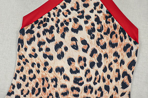 STOCK Cheetah Damenkleid Rückenfreies Bodycon-Kleid Vestidos Party Maxikleid S-L - Product Image 5