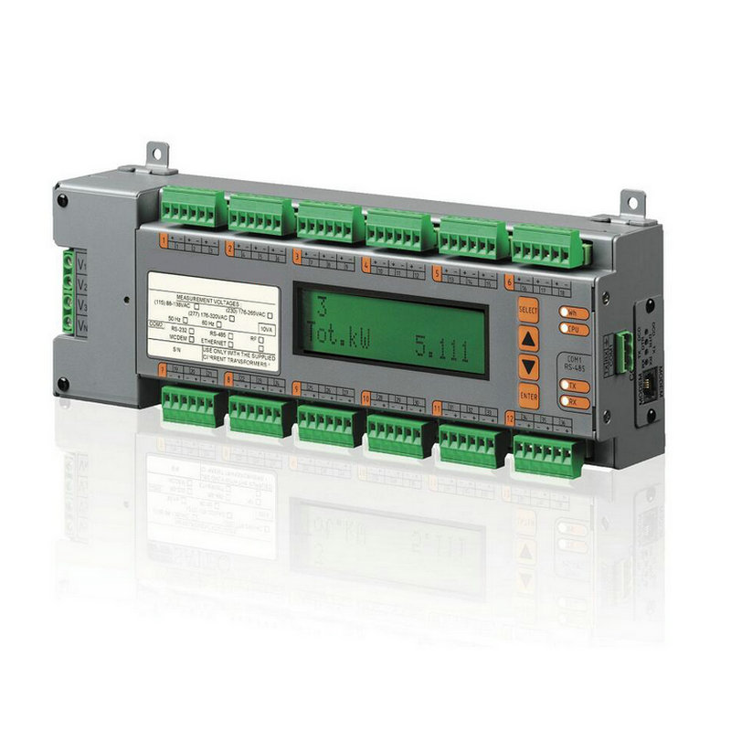 Smart 4 Channels Energy 4 Wire Multi channel Electricity Meter with rs485