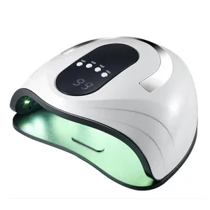 SUNS9 120W UV LED Nail <b>Lamp</b> Plastic Dryer for Gel Polish Fast Curing 15W Power for Nail Art at Home - Product Image 1