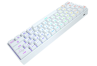 DK61 Keyboard Gaming Mekanik, 2.4 Backlit RGB 60% G Nirkabel Tahan Debu Dapat Diprogram Tombol Penuh