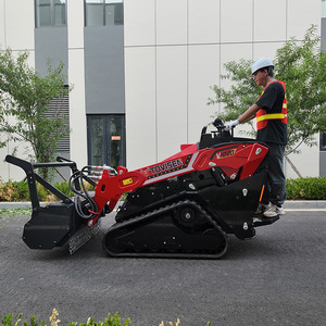 Minicargadora de orugas para fábrica, vehículo de ingeniería compacto para quitar nieve - Product Image 4