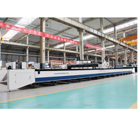 Structure industrielle en acier de construction cnc grande taille 12KW 20KW 30KW Machines de découpe laser à fibre biseautée 12000W 20000W pour le métal