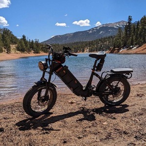 Bicicleta Eléctrica de Montaña Eahora Juliet de 20 Pulgadas con Llantas Gruesas, Suspensión Completa, Largo Alcance, Frenos de Disco Hidráulicos para Adultos - Product Image 4