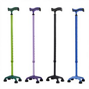 Bastones de Caminar Plegables Ajustables Kinggear, Bastones de Aluminio Plegables de 4 Secciones para Hombres y Mujeres - Product Image 1