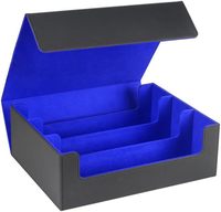 Boîte de rangement pour cartes MIO personnalisable, portable, durable, écologique, impression couleur intégrale pour cartes à collectionner, 1800+, cuir PU