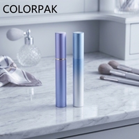 Tube de brillant à lèvres en métal de luxe, personnalisable avec logo, et flacon de blanchiment dentaire avec embout en gel de silicone