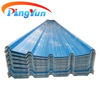 Tuile de toit en PVC bleu moderne - Imperméable, ignifuge, légère