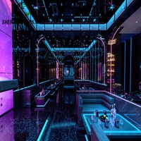 Meubles de bar LED pour discothèque, canapé LED tendance, mobilier de club, design de comptoir de bar pour discothèque