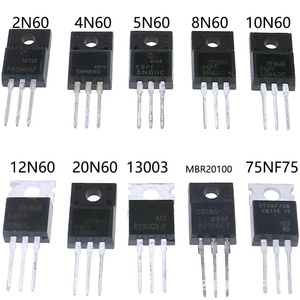 50ชิ้นต่อ-220ชุดทรานซิสเตอร์สนามแบบผสมมอสเซตสำหรับ2N60 4N60 <span class=keywords><strong>8N60</strong></span>ชุด DIY พลังงาน75NF75 13003 - Product Image 1