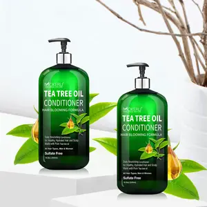 High Quality Private Label Tea Tree Hair Treatment Conditioner Reduce Scurf Hair Tonic Water Shine Tea Tree Oil Conditioner