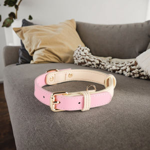 Kerah anjing kulit ramah lingkungan untuk anjing kecil/Sedang/besar kerah anak anjing empuk dapat diatur lembut & antilembap - Product Image 4