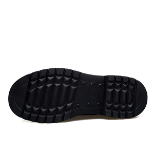 Mocassins <span class=keywords><strong>Derby</strong></span> Oxford pour femmes, en cuir de vachette véritable, à coupe basse, style uniforme, pour affaires, avec semelle épaisse compensée et rehaussante - Product Image 4