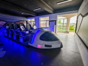 Công viên giải trí thực tế ảo Trò chơi Arcade Máy 9D VR khoa học giải trí tàu vũ trụ với 12 chỗ ngồi - Product Image 5