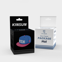 Boîtes d'expédition personnalisées en carton ondulé noir pour chapeaux, avec logo sur mesure, emballage de présentation pour accessoires de mode